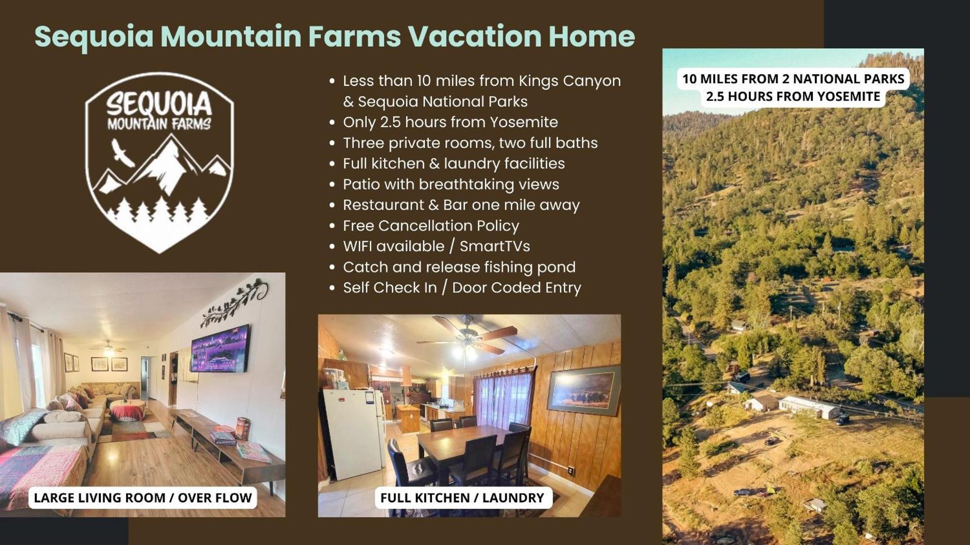Campground At Sequoia Mountain Farms - Bring Your Own Tent Or Rv - No Bedrooms Or Beds Provided Miramonte Exteriör bild